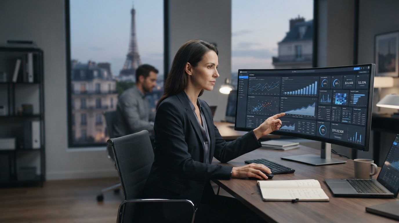 ValoriAi — tableau de bord d'analyse patrimoniale généré par intelligence artificielle